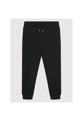 Tommy Hilfiger Долнище анцуг Embossed KB0KB06383 D Черен Regular Fit - Pepit.bg