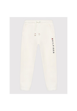 Tommy Hilfiger Долнище анцуг Logo KS0KS00251 Бял Regular Fit - Pepit.bg