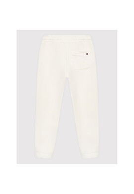 Tommy Hilfiger Долнище анцуг Logo KS0KS00251 Бял Regular Fit - Pepit.bg