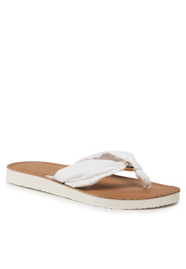 Tommy Hilfiger Джапанки Th Elevated Beach Sandal FW0FW06985 Бял - Pepit.bg