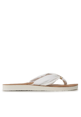 Tommy Hilfiger Джапанки Th Elevated Beach Sandal FW0FW06985 Бял - Pepit.bg