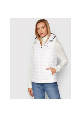 Tommy Hilfiger Елек Essential WW0WW30841 Бял Regular Fit - Pepit.bg