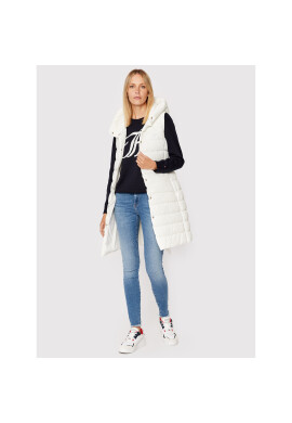 Tommy Hilfiger Елек Feminne WW0WW35098 Бял Regular Fit - Pepit.bg
