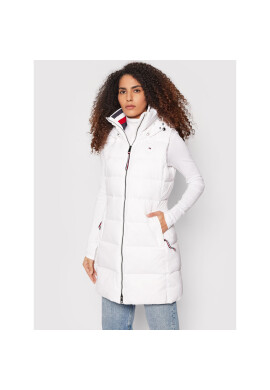 Tommy Hilfiger Елек Global Stripe WW0WW32158 Бял Regular Fit - Pepit.bg
