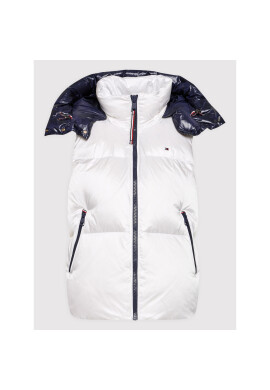 Tommy Hilfiger Елек Gloss Matte Logo WW0WW32565 Бял Regular Fit - Pepit.bg