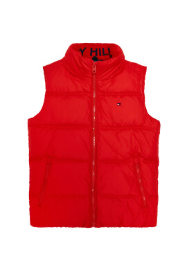 Tommy Hilfiger Елек Solid KB0KB05983 D Червен Regular Fit - Pepit.bg