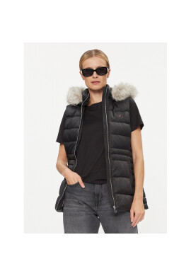 Tommy Hilfiger Елек Tyra WW0WW39744 Черен Regular Fit - Pepit.bg