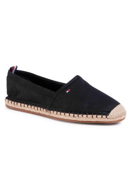 Tommy Hilfiger Еспадрили Basic Tommy Flat Espadrille FW0FW04827 Черен - Pepit.bg