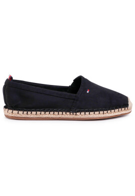 Tommy Hilfiger Еспадрили Basic Tommy Flat Espadrille FW0FW04827 Черен - Pepit.bg