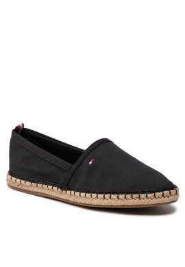 Tommy Hilfiger Еспадрили Basic Tommy Flat Espadrille FW0FW06497 Черен - Pepit.bg