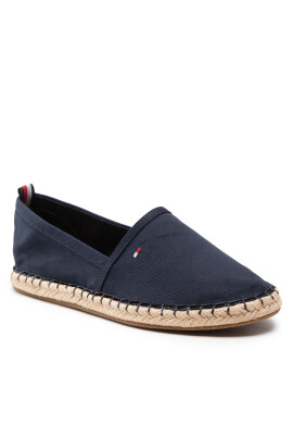 Tommy Hilfiger Еспадрили Basic Tommy Flat Espadrille FW0FW06497 Тъмносин - Pepit.bg