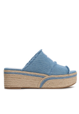 Tommy Hilfiger Еспадрили Denim Wedge Flatform FW0FW07085 Син - Pepit.bg