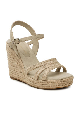Tommy Hilfiger Еспадрили Essential Basic Wedge Sandal FW0FW07220 Бежов - Pepit.bg
