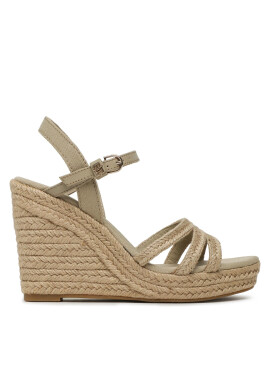 Tommy Hilfiger Еспадрили Essential Basic Wedge Sandal FW0FW07220 Бежов - Pepit.bg