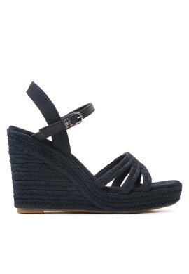 Tommy Hilfiger Еспадрили Essential Basic Wedge Sandal FW0FW07220 Тъмносин - Pepit.bg