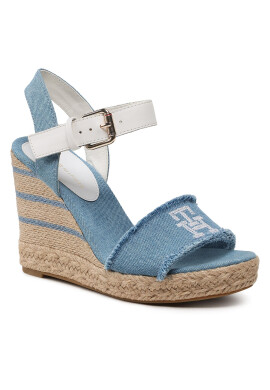 Tommy Hilfiger Еспадрили Wedge Sandal FW0FW07079 Син - Pepit.bg