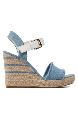 Tommy Hilfiger Еспадрили Wedge Sandal FW0FW07079 Син - Pepit.bg