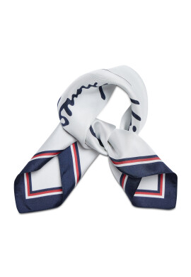 Tommy Hilfiger Фишу Iconic AW0AW11684 Бял - Pepit.bg