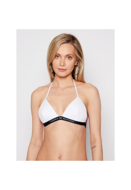 Tommy Hilfiger Горнище на бански Triangle Fixed UW0UW02708 Бял - Pepit.bg