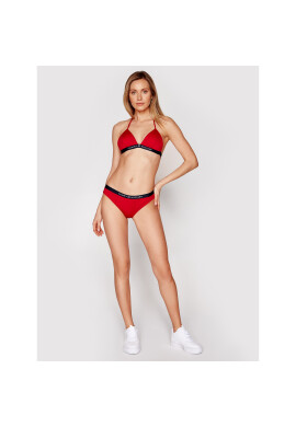 Tommy Hilfiger Горнище на бански Triangle Fixed UW0UW02708 Червен - Pepit.bg