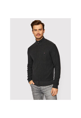 Tommy Hilfiger Кардиган Basic MW0MW19534 Сив Regular Fit - Pepit.bg