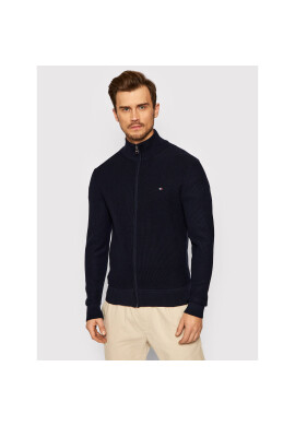 Tommy Hilfiger Кардиган Basic Structure MW0MW19534 Тъмносин Regular Fit - Pepit.bg