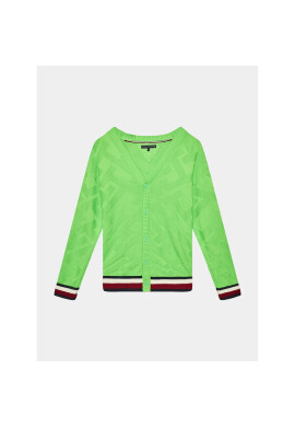 Tommy Hilfiger Кардиган KB0KB08220 D Зелен Regular Fit - Pepit.bg