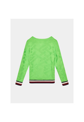 Tommy Hilfiger Кардиган KB0KB08220 D Зелен Regular Fit - Pepit.bg