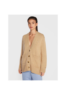 Tommy Hilfiger Кардиган WW0WW35775 Бежов Oversize - Pepit.bg
