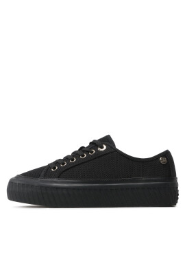 Tommy Hilfiger Кецове Platform Vulcanized Sneaker FW0FW07156 Черен - Pepit.bg