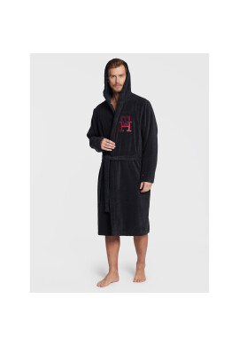 Tommy Hilfiger Халат Interlock UM0UM02672 Тъмносин - Pepit.bg