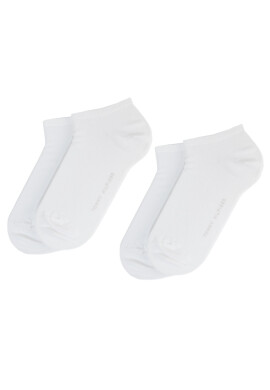 Tommy Hilfiger Комплект 2 чифта къси чорапи дамски Basic Canoodle 343024001 Бял - Pepit.bg