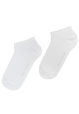 Tommy Hilfiger Комплект 2 чифта къси чорапи дамски Basic Canoodle 343024001 Бял - Pepit.bg