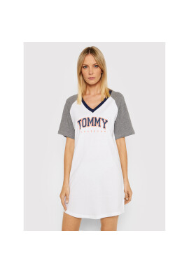 Tommy Hilfiger Нощница UW0UW03216 Бял Regular Fit - Pepit.bg