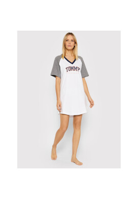 Tommy Hilfiger Нощница UW0UW03216 Бял Regular Fit - Pepit.bg