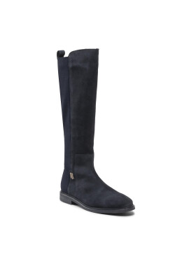 Tommy Hilfiger Офицерки Th Essentials Longboot FW0FW07050 Тъмносин - Pepit.bg