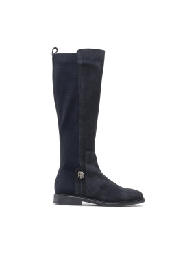 Tommy Hilfiger Офицерки Th Essentials Longboot FW0FW07050 Тъмносин - Pepit.bg