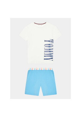 Tommy Hilfiger Пижама UB0UB00479 Бял Regular Fit - Pepit.bg