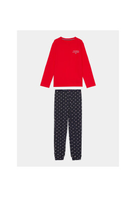 Tommy Hilfiger Пижама UB0UB00503 Червен Regular Fit - Pepit.bg