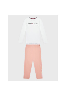 Tommy Hilfiger Пижама UG0UG00507 Бял Regular Fit - Pepit.bg