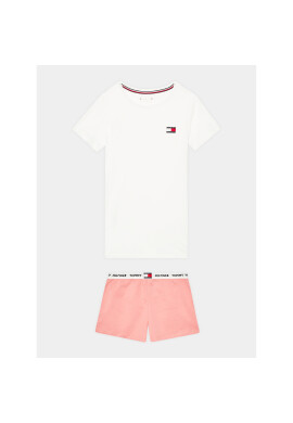 Tommy Hilfiger Пижама UG0UG00655 Бял Regular Fit - Pepit.bg