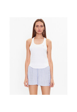 Tommy Hilfiger Пижама UW0UW04539 Бял Regular Fit - Pepit.bg