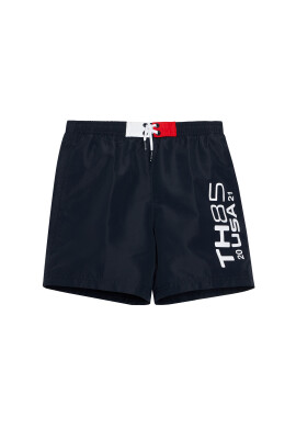Tommy Hilfiger Плувни шорти Medium Drawstring UB0UB00351 Тъмносин Regular Fit - Pepit.bg