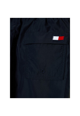 Tommy Hilfiger Плувни шорти Medium Drawstring UB0UB00352 Тъмносин Regular Fit - Pepit.bg