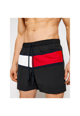 Tommy Hilfiger Плувни шорти Medium Drawstring UM0UM02055 Черен Regular Fit - Pepit.bg