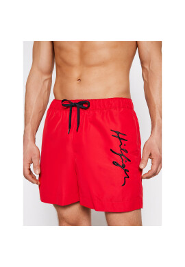 Tommy Hilfiger Плувни шорти Medium Drawstring UM0UM02060 Червен Regular Fit - Pepit.bg