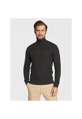 Tommy Hilfiger Поло Exaggerated Structure MW0MW29109 Сив Regular Fit - Pepit.bg
