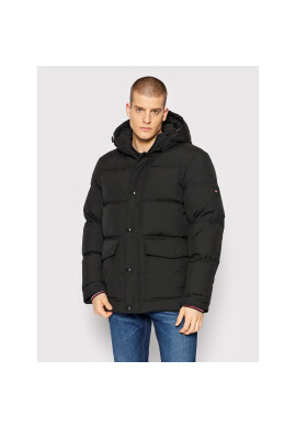 Tommy Hilfiger Пухено яке Down MW0MW19660 Черен Regular Fit - Pepit.bg