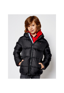 Tommy Hilfiger Пухено яке Essential KB0KB05879 D Черен Regular Fit - Pepit.bg