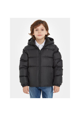 Tommy Hilfiger Пухено яке Essential KB0KB08341 D Черен Regular Fit - Pepit.bg